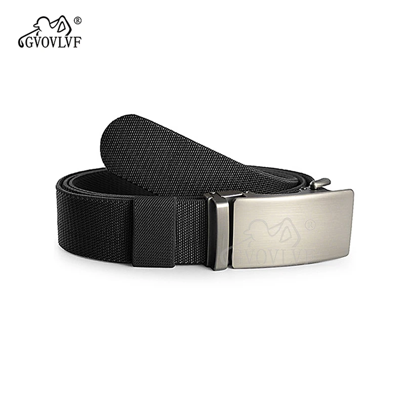 

Мужской эластичный ремень для гольфа ремень для уличного спорта с автоматической пряжкой Корейская версия модный и универсальный ремень