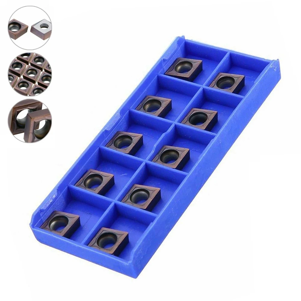 

CNC Carbide Inserts 10pcs Precision Grinding MITSUBISHI CNMG431MA US735 CNMG120404MA APMT1604PDER HRC65° Finishing Tools