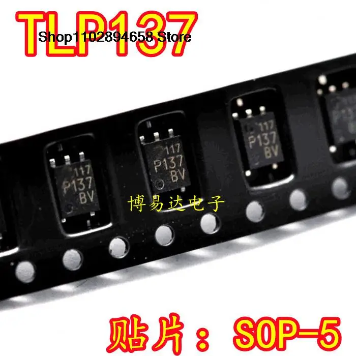 

10Pcs TLP137 P137 TLP137BV SOP5