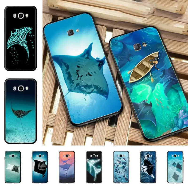 YNDFCNB Ocean Animal Manta Ray Phone Case For Samsung J 7 plus 7core J7 neo J6 plus prime J6 J4 J5 Mobile Cover