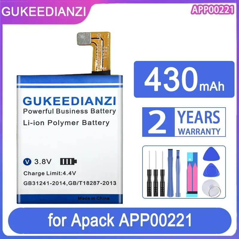 Сменный аккумулятор GUKEEDIANZI 400 мАч/430 мАч для Apack APP00221