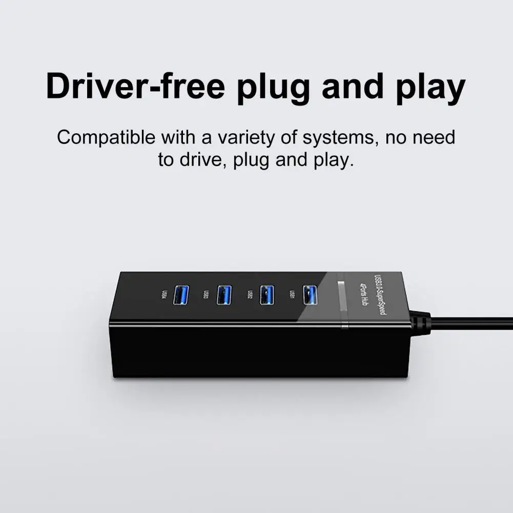 

Компактный USB-разветвитель для ноутбука с 4 портами для быстрой передачи данных