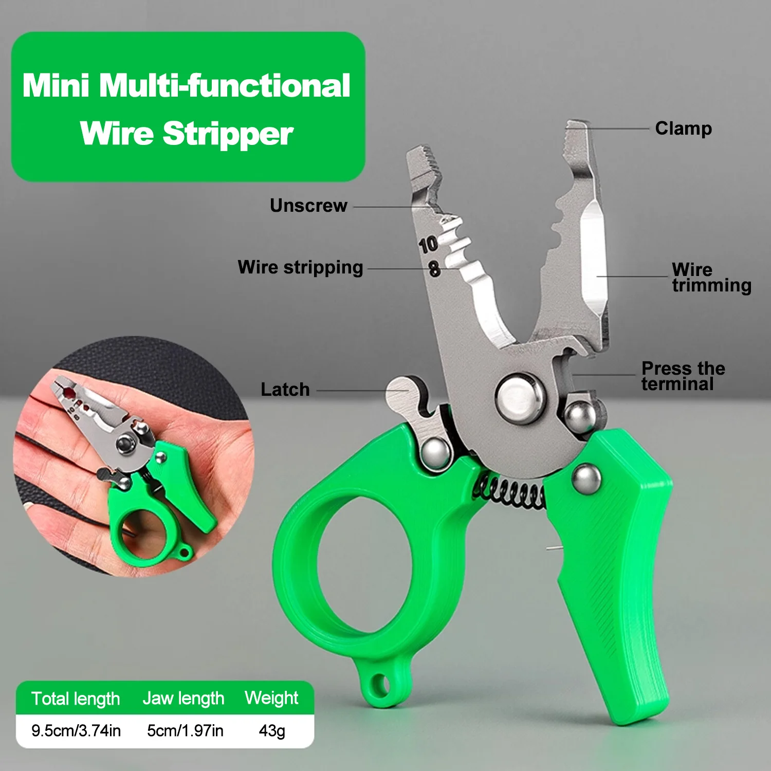 

Мини-плоскогубцы для зачистки проводов