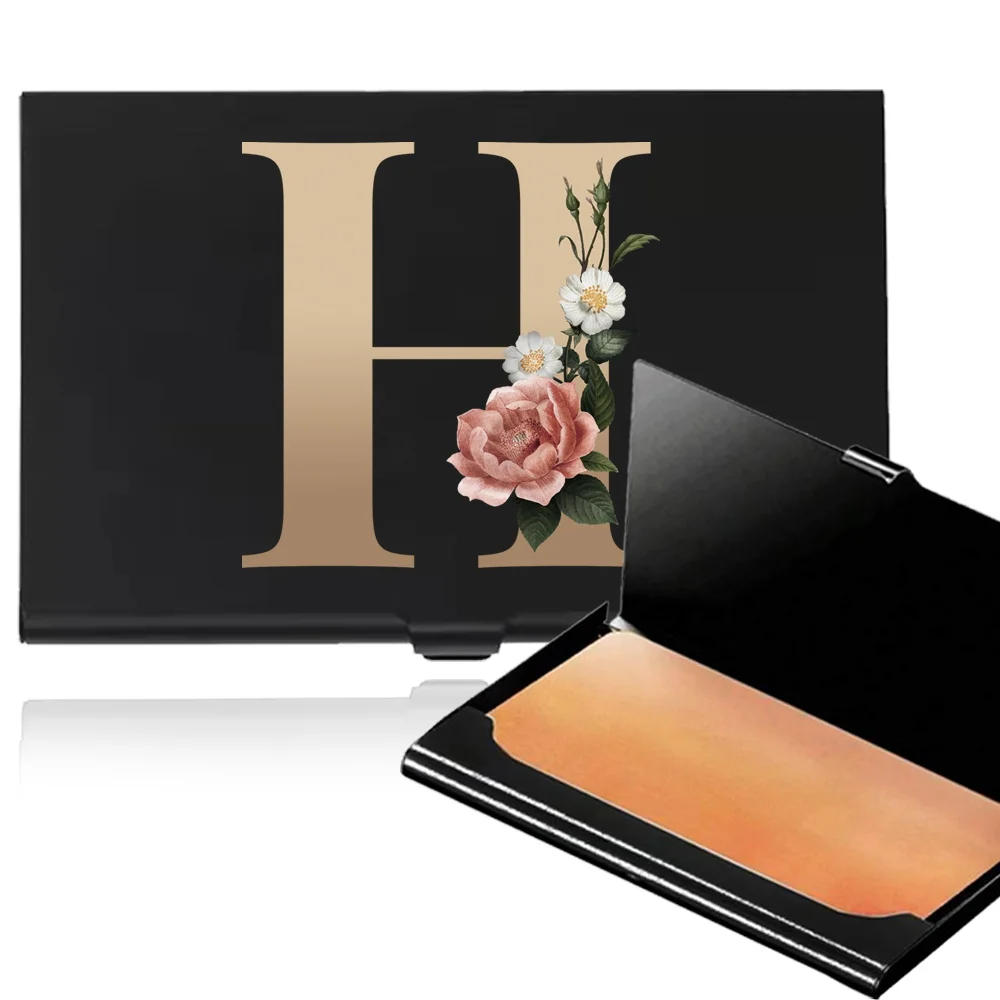 Портативный чехол для визитных карточек коробка держатель социальных