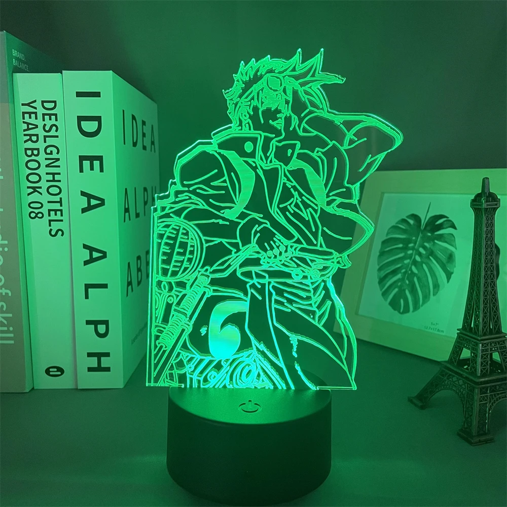 

Anime Room Decor JoJo Bizarre Adventure Kids Bedroom Led Panel Lights Decoration Bedroom For Home Anime Figures Bizarre
