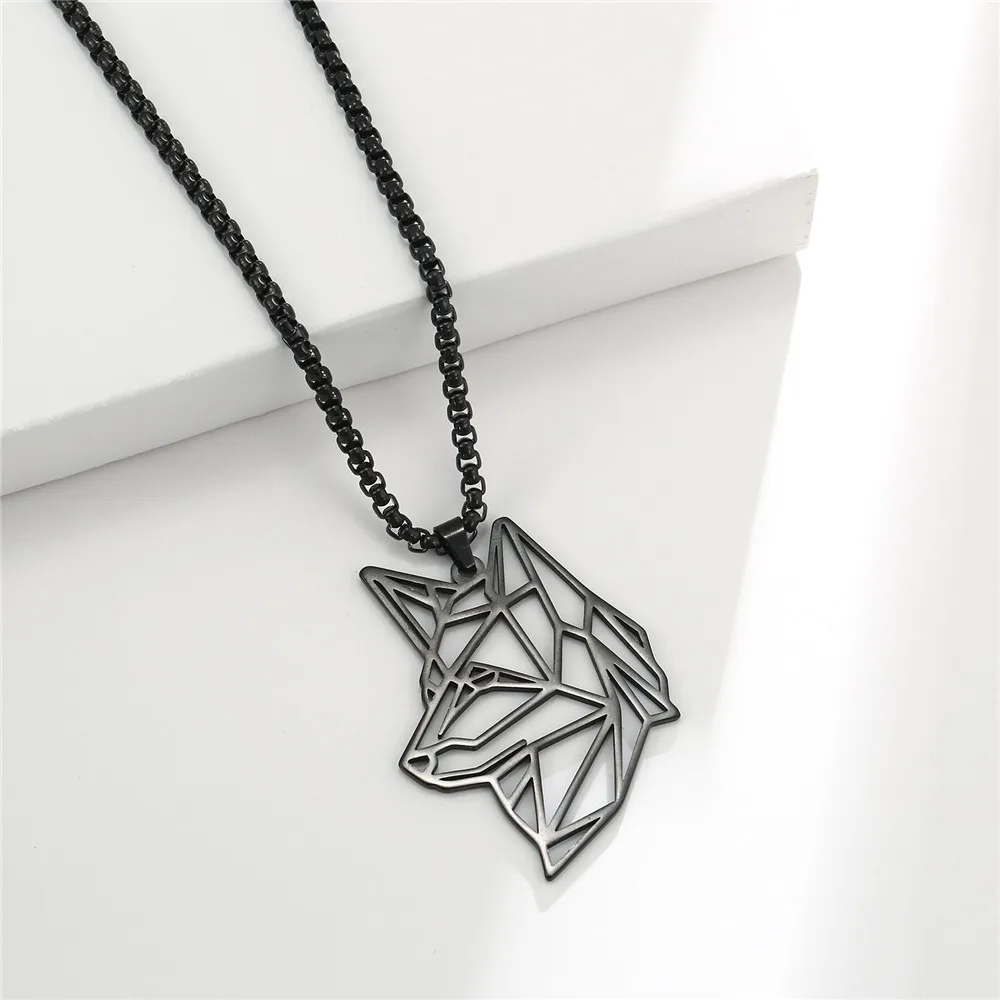 Skyrim Мужское Ожерелье С Подвеской Из Нержавеющей Стали - Медведь Волк Тигр Леопард