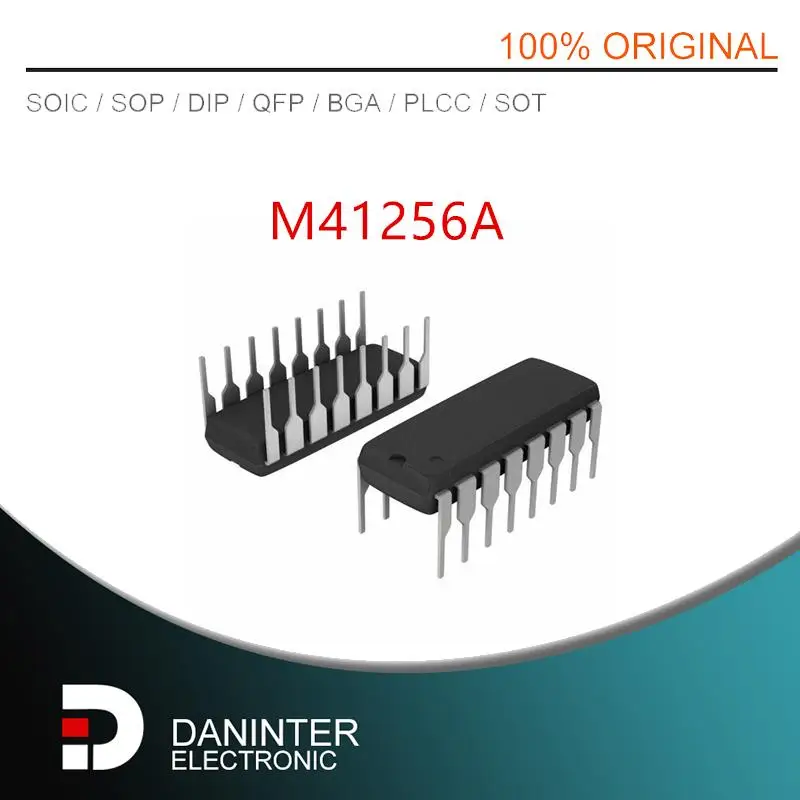 

New 10PCS/LOT M41256A M41256A-10 M41256AK-10 DIP-16