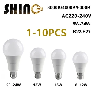 Светодиодные лампы A60, A80, E27, B22, 3000 В переменного тока