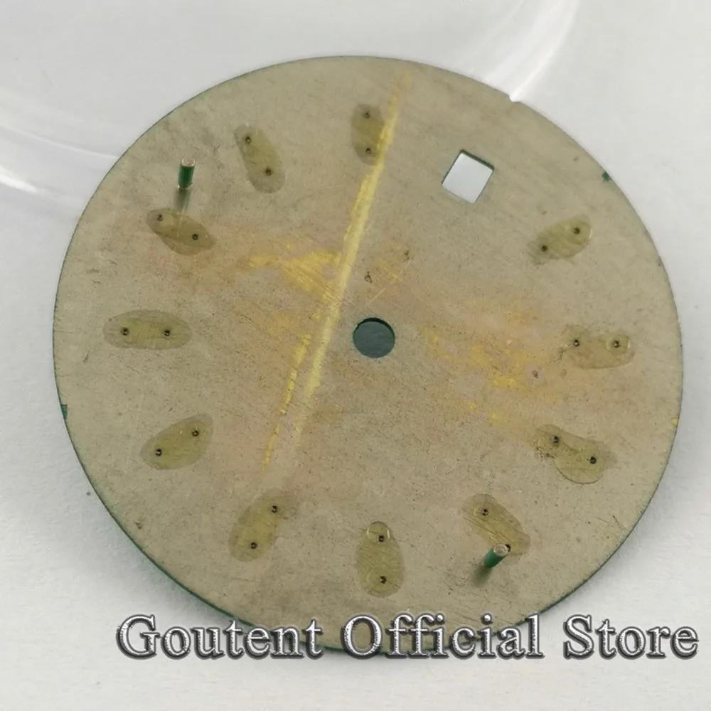 Циферблат для часов PARNIS 30 8 ММ синий/красный/желтый зеленый светящийся подходит