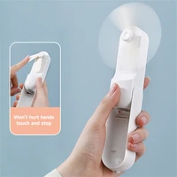 portable mini fan foldable handheld small fan cooling usb rechargable cute small cooling fan adjustable home offices