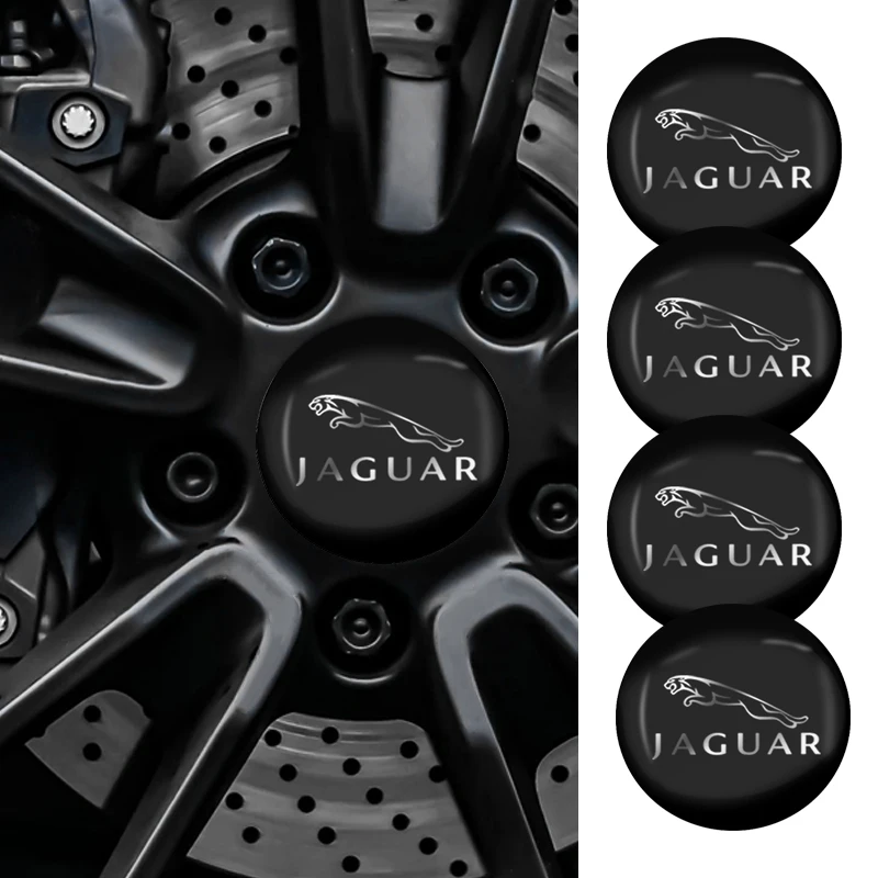 4 шт., наклейки с логотипом для Jaguar XF Центральная втулка колеса автомобиля XJ-S X-Type XE S-Type XJ-6 F-Type XK8 XK XKR XFR