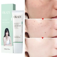 okady amino acid white clay scrub face exfoliate skin care whitening moisturizer facial scrub remove acne blackhead face wash