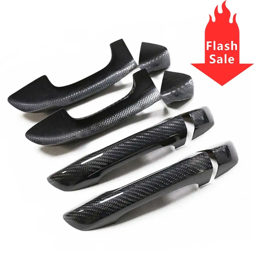 

Real Carbon Fiber For VW Golf 6 MK6 2008-13 Skoda SUPERB 2008-13 Car Door Handle Cover Catch Cap Stickers Auto Styling