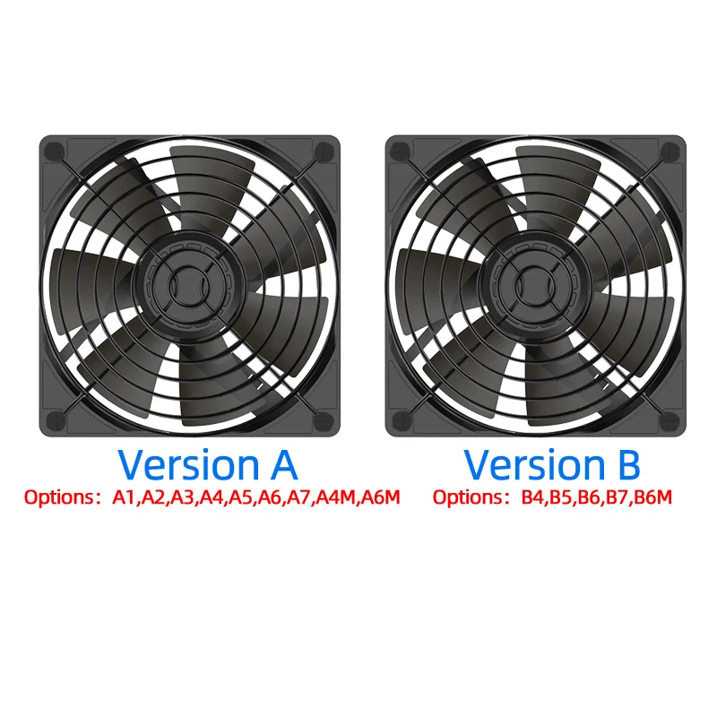 12cm high speed large air volume 100v 110v 220v btc mining machine workstation cabinet 120mm server case cooling system fan kit free global shipping