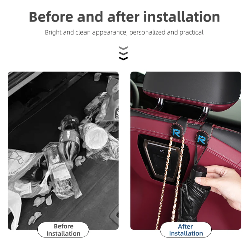 2 в 1 крючок для автомобильного сиденья двойные крючки держатель хранения