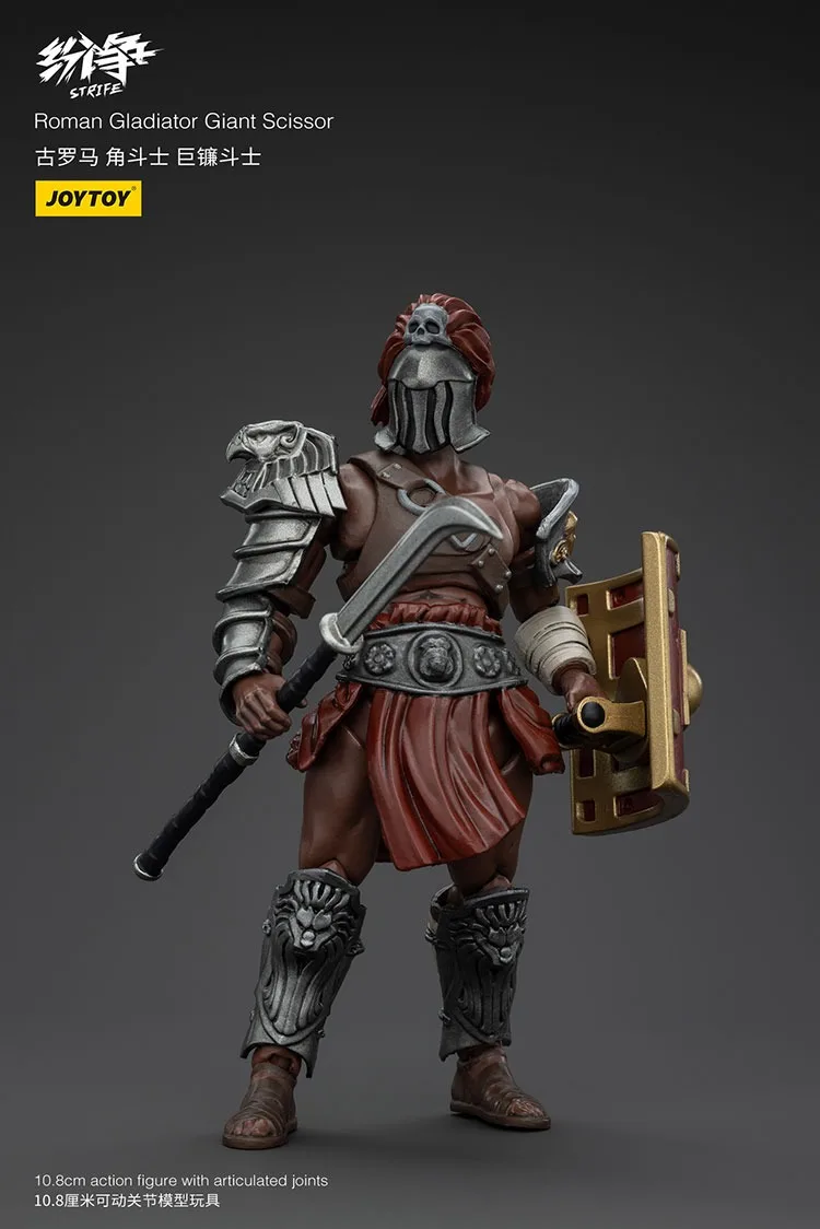 Фото JOYTOY Strife римский гладиатор Мурмиillo Griffon Gladiator ножницы гигантские ножницы Hoplomachus фигурки куклы украшения подарок №5