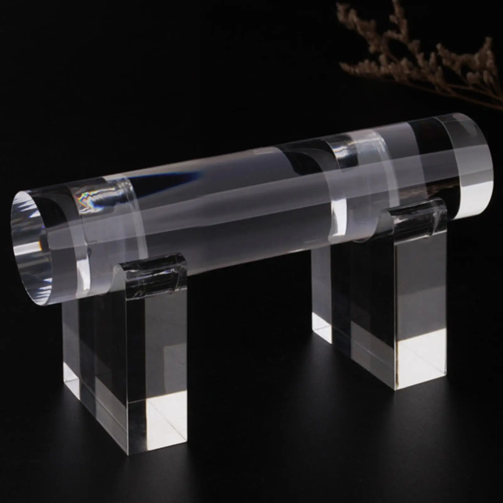 

Jewelry Display Stand Holder Acrylic Rack Detachable Base Transparent Novelty Desktop Bracelet Display Holder Stand for Bangle
