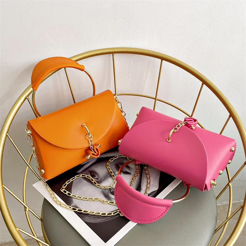 

Ring Handle Evening Clutch Bag For Women 2023 New 8 Color Fashion Handbag Phone Purse Solid Color Pu Leather Crossbody Bag Femme