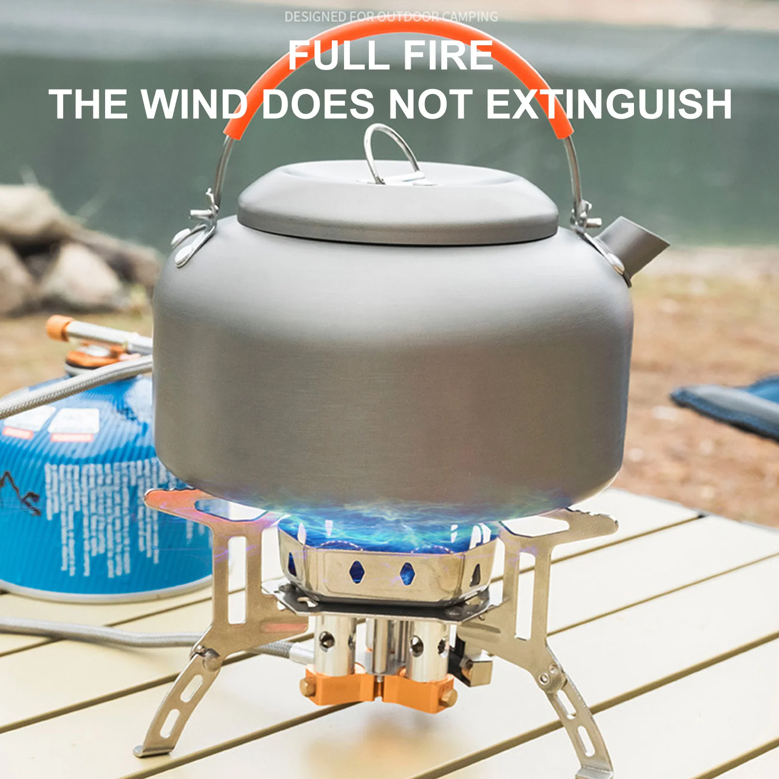 Мини-горелка 3500 Вт пьезозажигание рюкзак для кемпинга печи портативный легкий