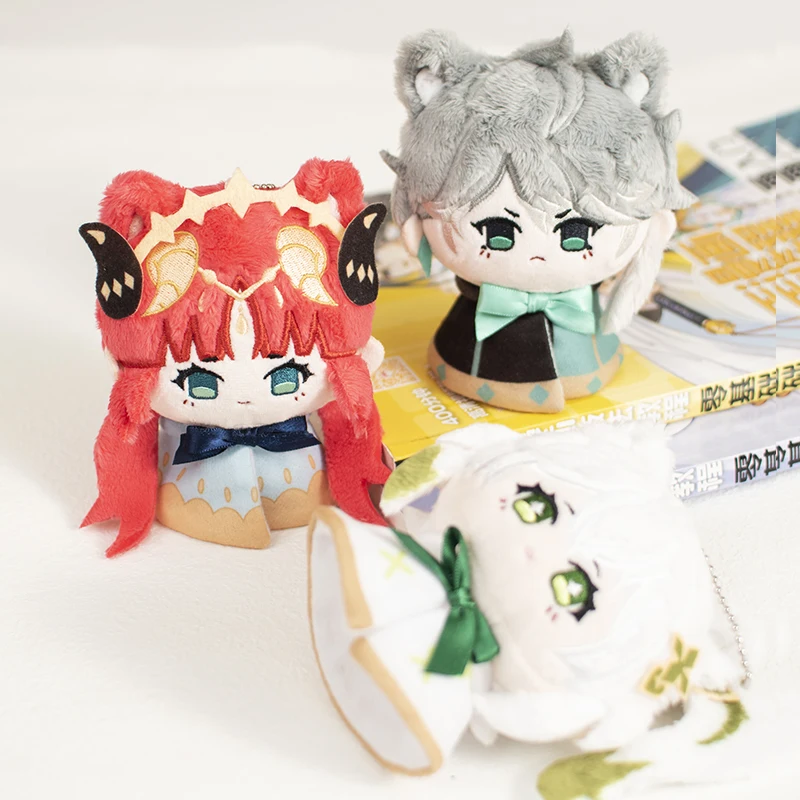 

Кукла нахида теснари нилоу из аниме «Genshin Impact», кулон, плюшевая подвеска «данго», мультяшный брелок для косплея, игрушки, школьные детские по...