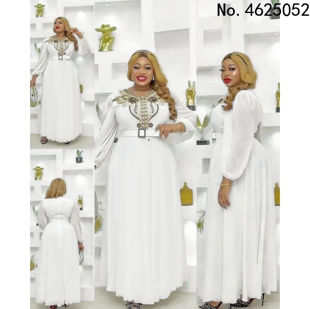 

Sleeveless Polyester African Dresses for Women Autumm African Women Solid Color Long Dress Maxi Dress African Clothes Women