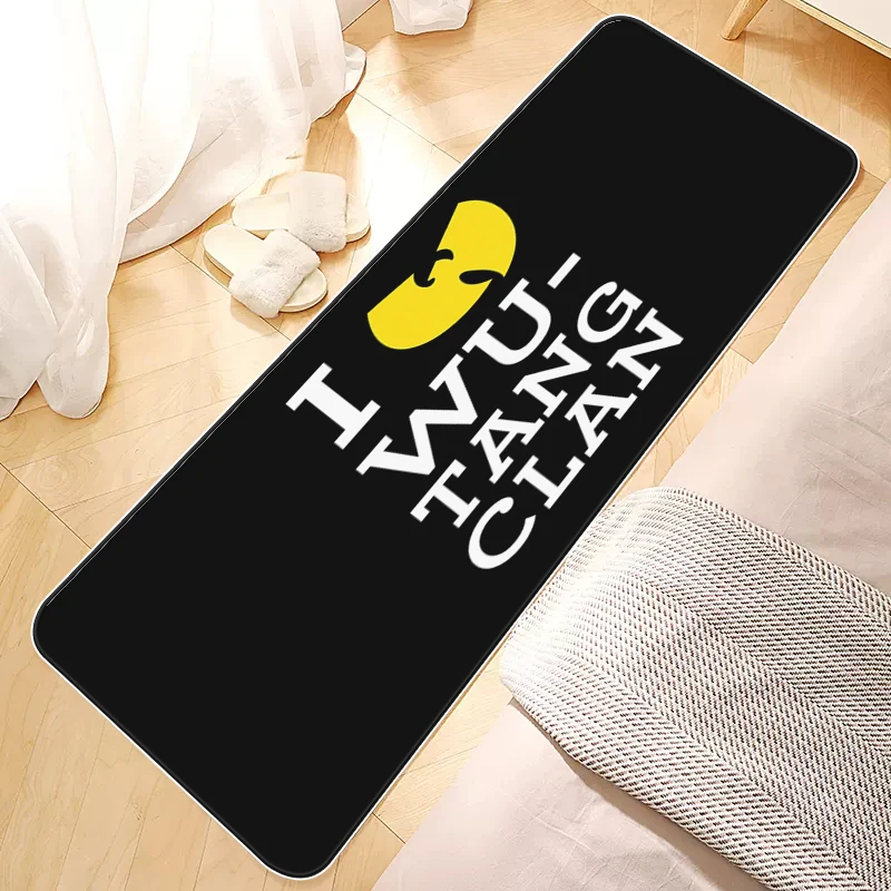 

Wu T-Tang Clan Living Room Rugs Custom Doormat Motorcycle Carpet Kitchen Mat Decoration Modern Home Decor Hallway Floor Door Mat
