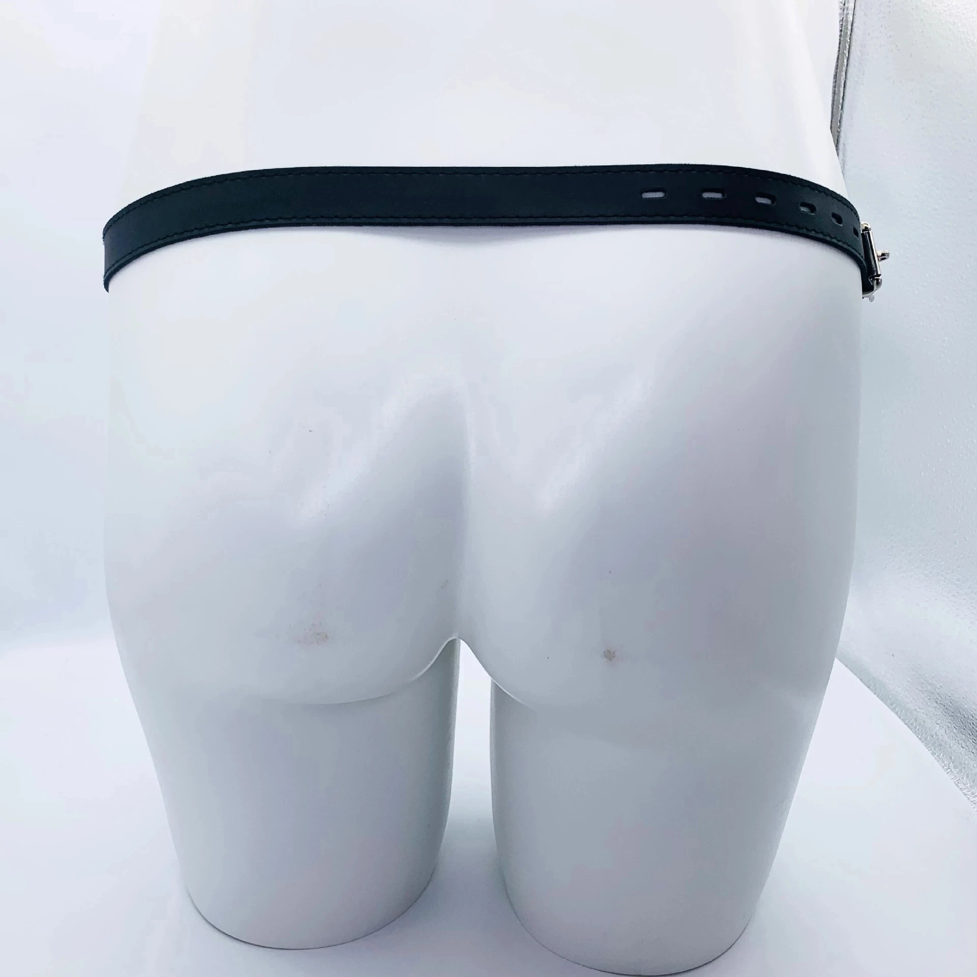 Новый мужской Пояс верности Устройство против отключения PU кожаный