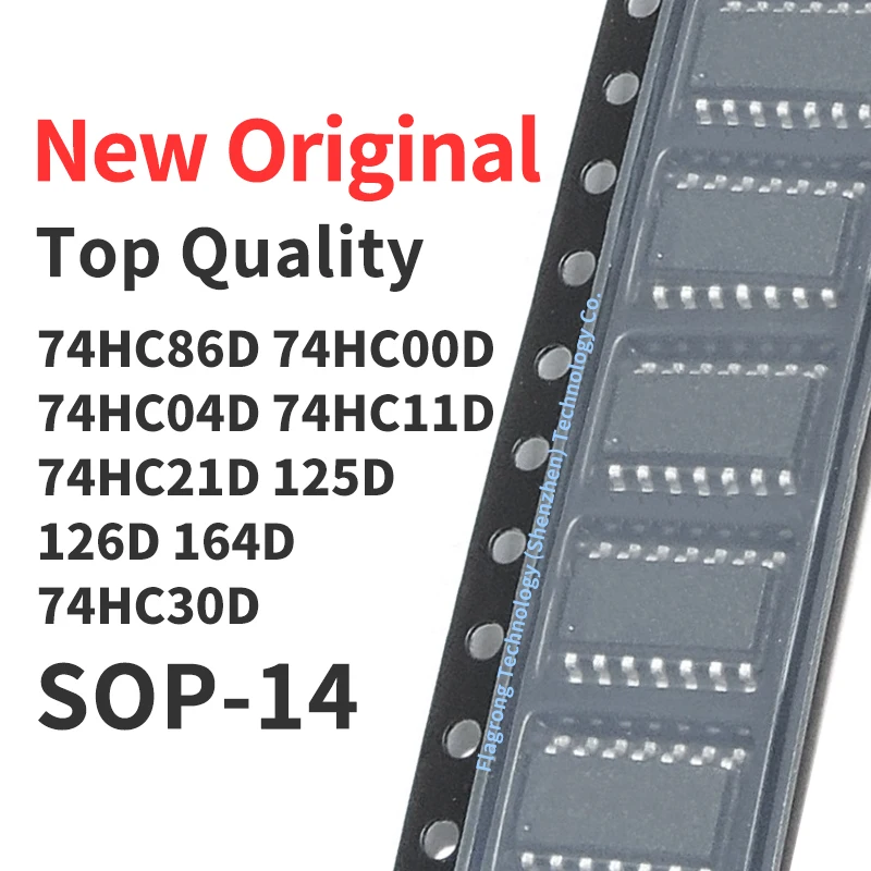 

10 шт. 74HC86D 74HC11D 74HC04D SN74HC00/HC21/125/126/30D D/DR SOP-14 чип IC новый оригинальный