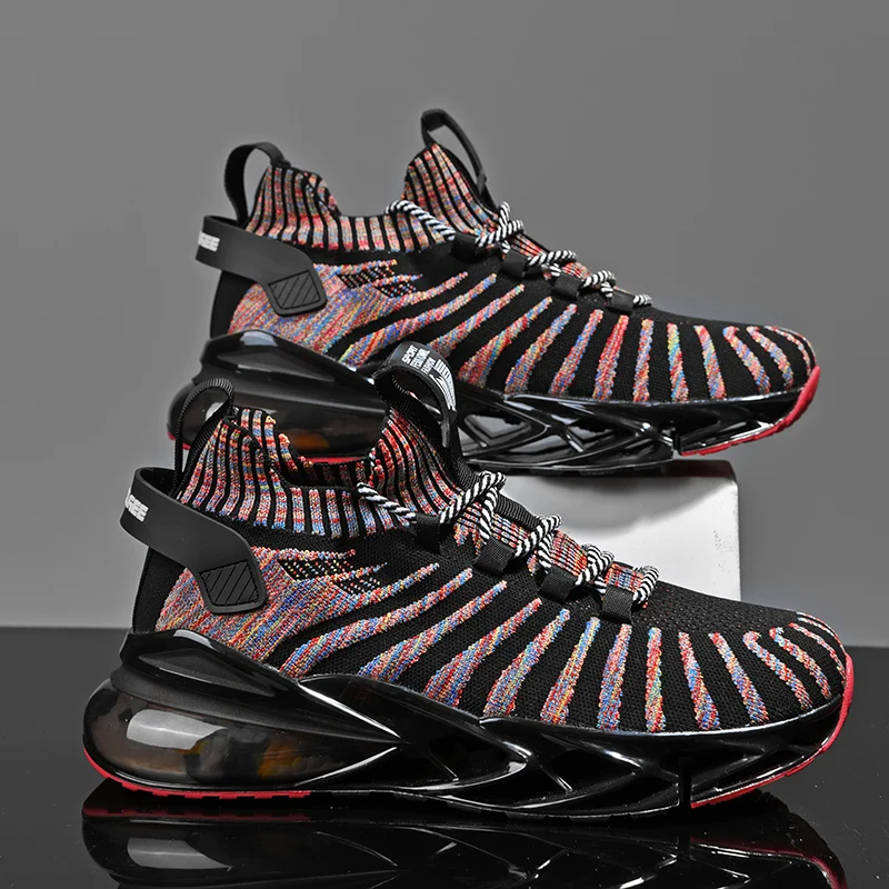 

Кроссовки беговые мужские, летние, легсветильник, дышащие