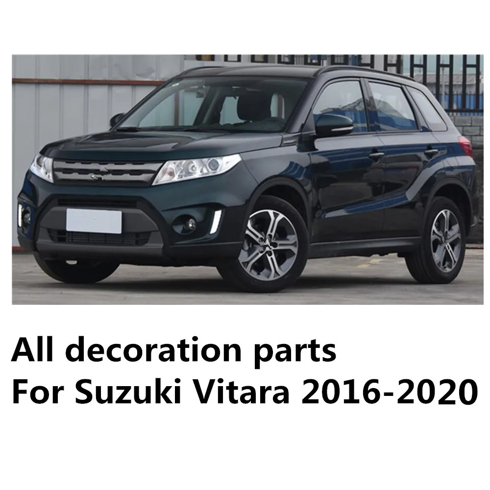 Для Suzuki Vitara Escudo 2016-2020: Комплект хромированных накладок из АБС-пластика на дверные ручки, внутренние ручки, рамки, подлокотники, 4 шт. (art.: 3920dbc7e6fea) - 3920dbc7e6fea