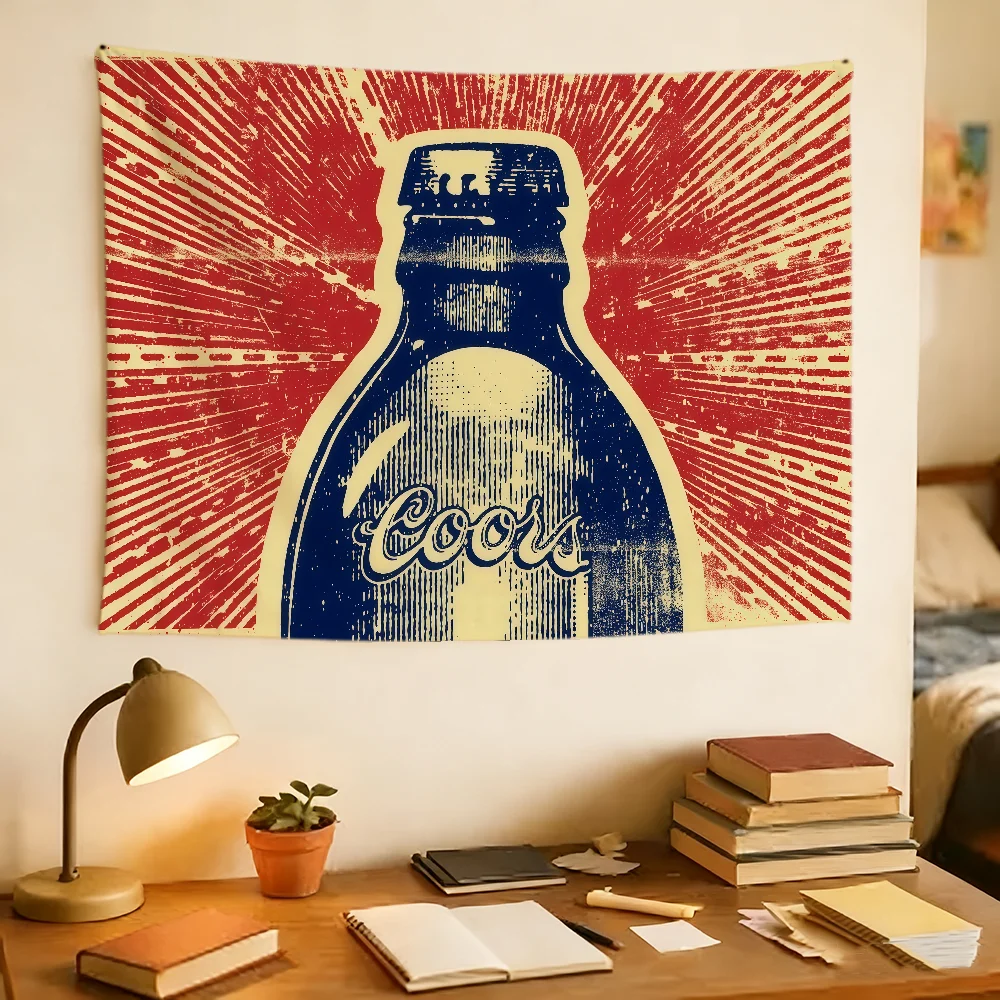 Фото Флаг с логотипом C-coors для улицы, кемпинга, бара, пикника, вечеринки, украшения дома, баннер №4