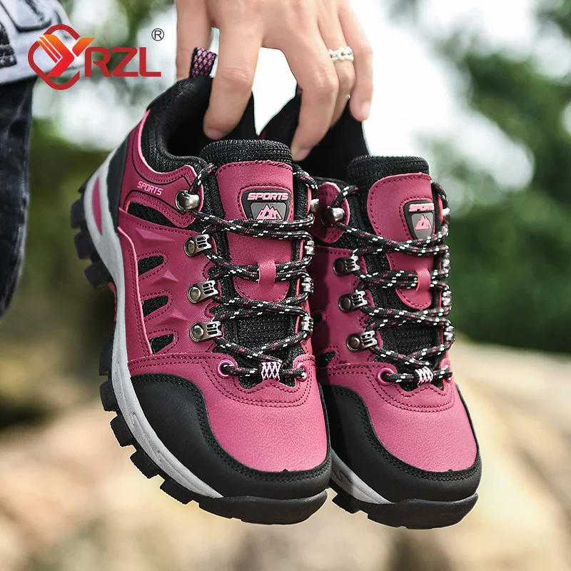 YRZL/женские ботинки мужская осенне-зимняя обувь из искусственной кожи мужские