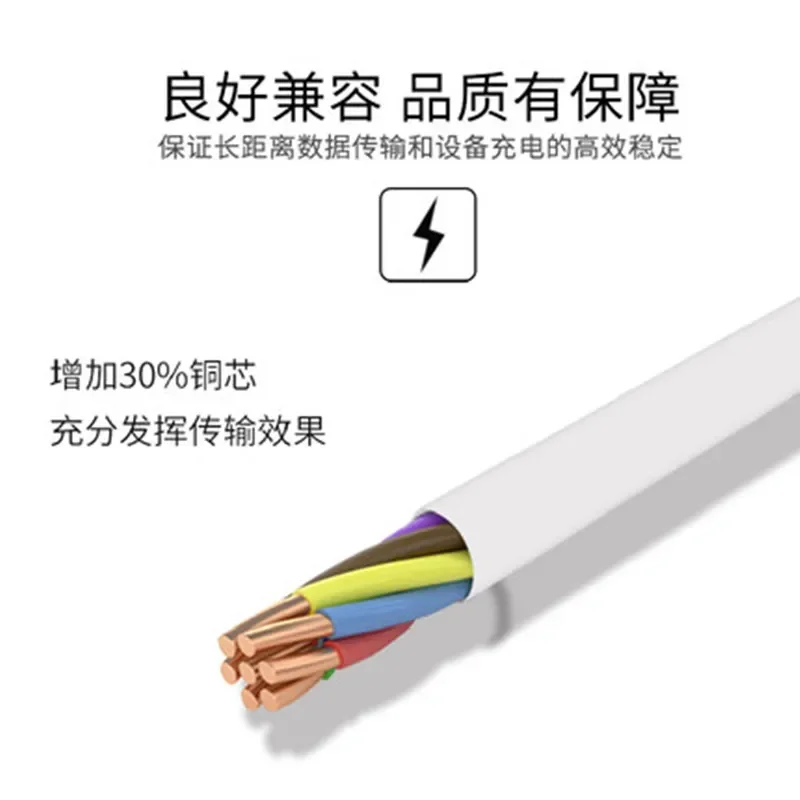 Фото 1 м линейный USB-кабель для зарядного устройства для Apple iphone 12 11 X XR XS MAX 5 5S SE 6 6S 7 8 Plus iPad Mini Air 2 №2