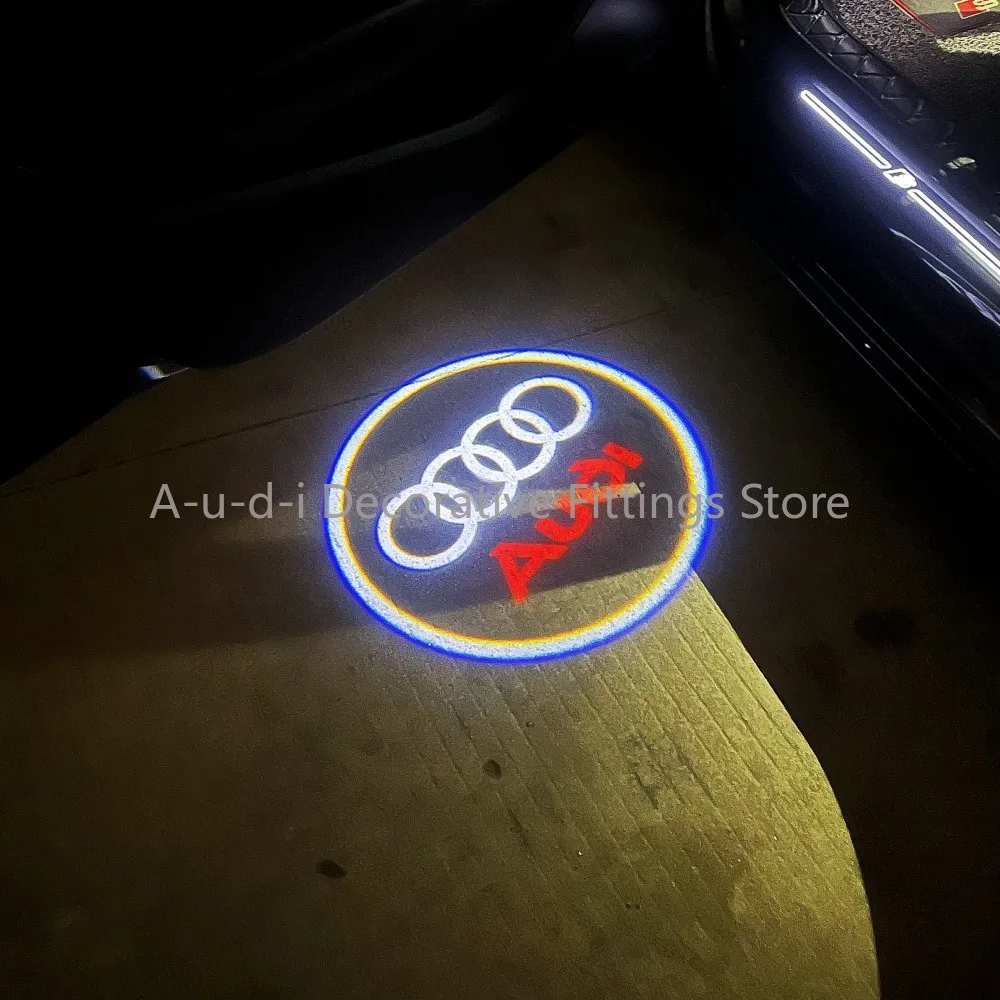 Дверь автомобиля Лампа приветствия Светодиодная лампа проектора для Audi SLINE QUTTRO RS