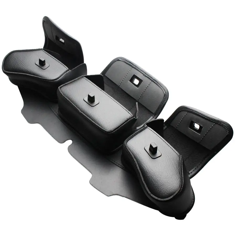 Мотоциклетная сумка с 3 карманами на лобовом стекле и крылом летучей мыши