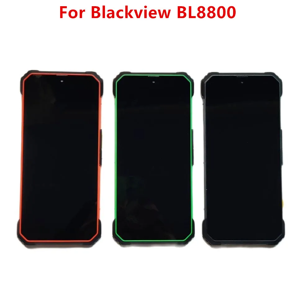 

Original LCD Display With Frame+Touch Screen Digitizer Assembly Replacement Glass For Blackview BL8800 Smartphone