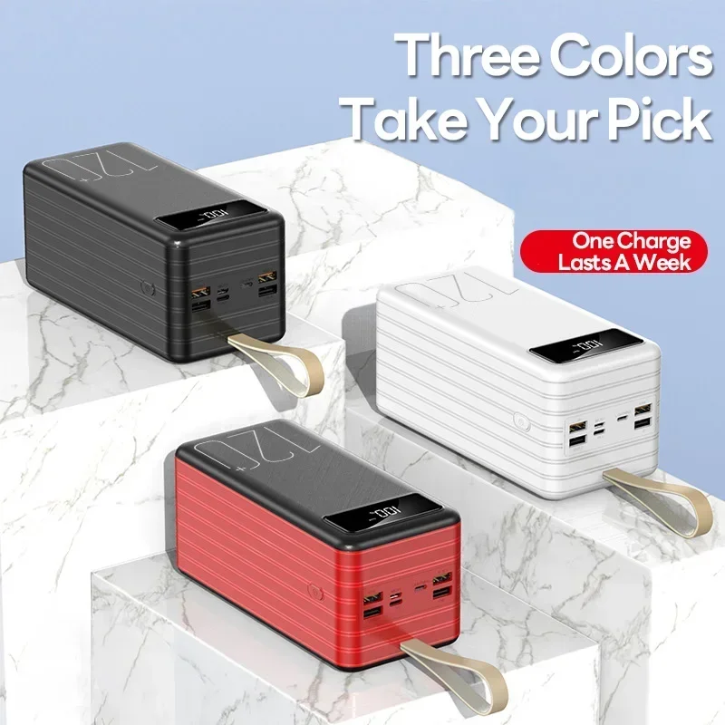 Новый портативный блок питания мощностью 66 Вт. 120000 мАч большая емкость