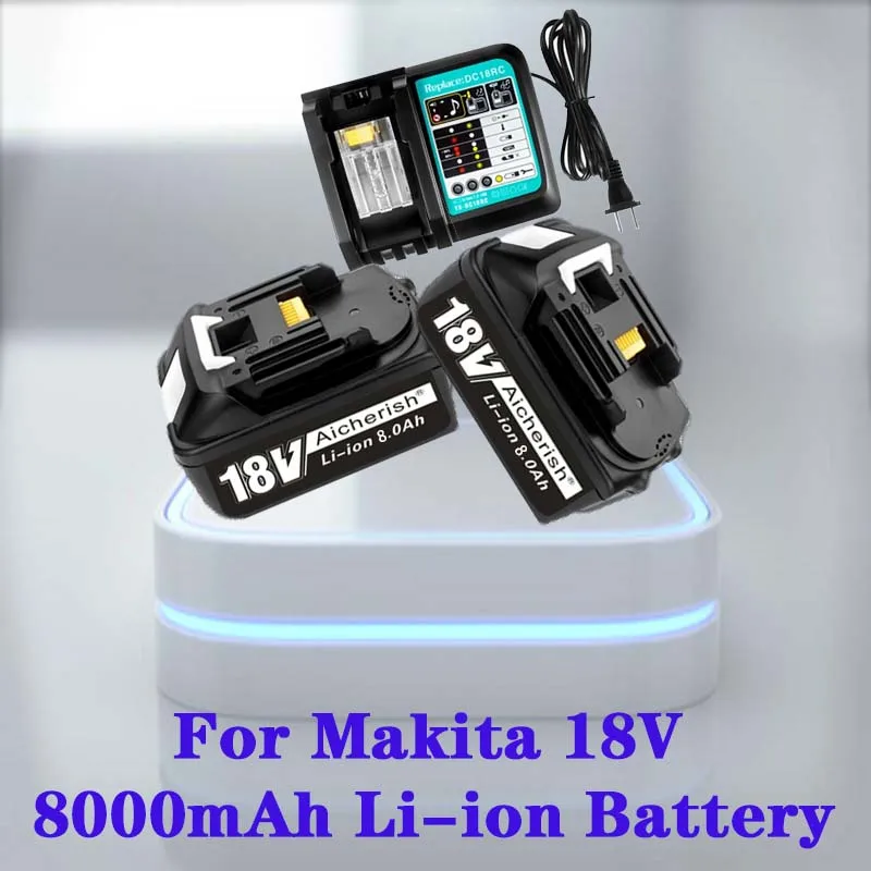 

18V Battery BL1860B Lithium Ion Makita Batteres 18650 Li-Ion Rechargeable 18 V 12Ah 6Ah For BL1840 BL1860 BL1850 BL1830