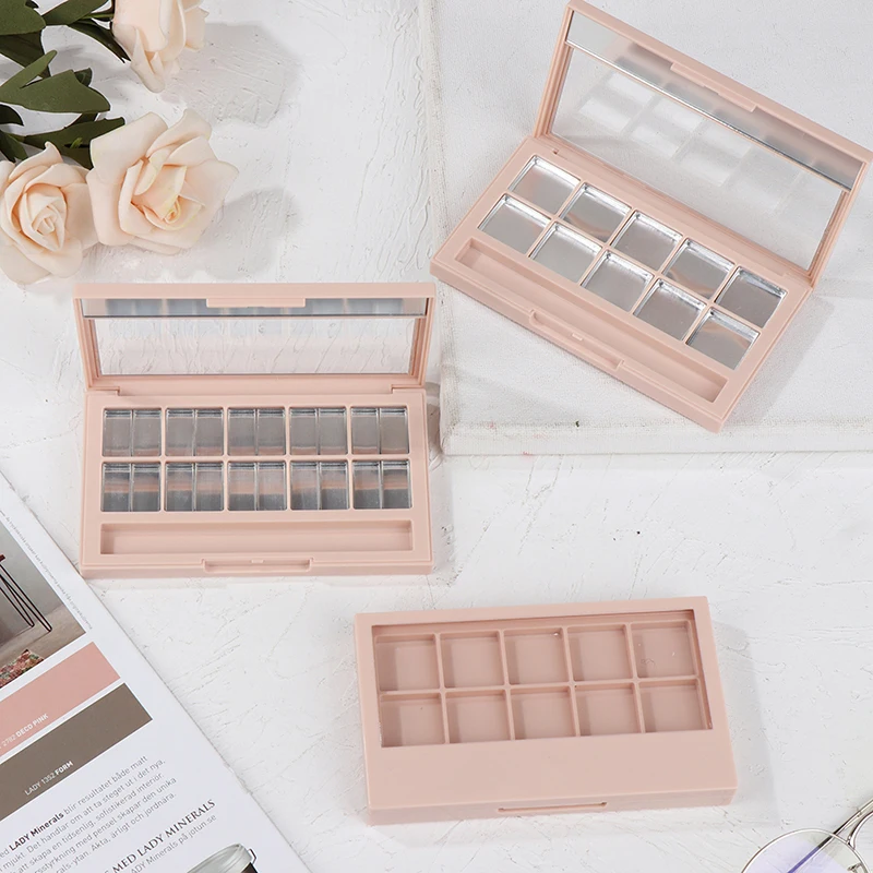 Коробка для дозирования макияжа пустая подсветка мерцающие глаза косметическая