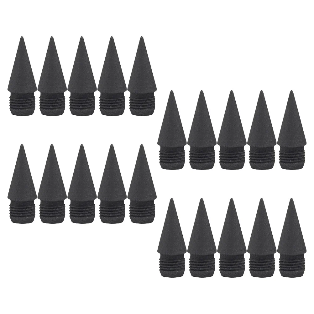 

20 Pcs Replacement Tip Everlasting Tips Replaceable Infinite Portable Graphite Kids Heads Student Inkless Nibs