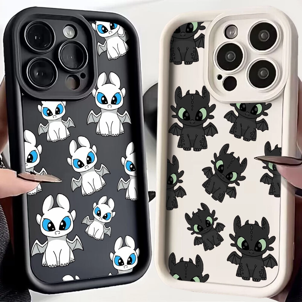 Прекрасный чехол для телефона Toothless Fury Dragon Xiaomi Mi 14 11 Lite 12T POCO M6 F4 F5 X3 X4 X5 GT 5G мягкая