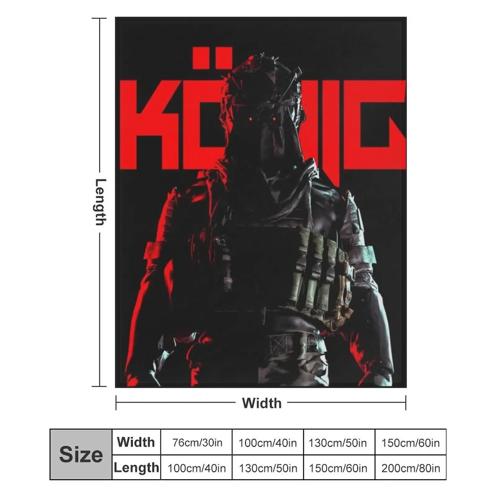 K?NIG-RED Пушистое одеяло