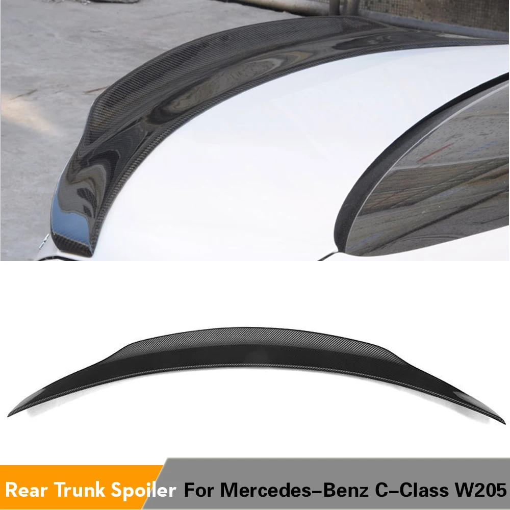 Спойлер багажника из углеродного волокна крыло для Mercedes-Benz C Class W205 C200 C300 C260 2015-2017