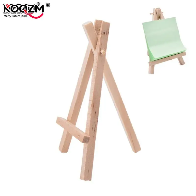

1pcs Wooden Easel Mini Artist Easel Wood Wedding Table Card Stand Display Holder For Party Decoration 12.5*7cm