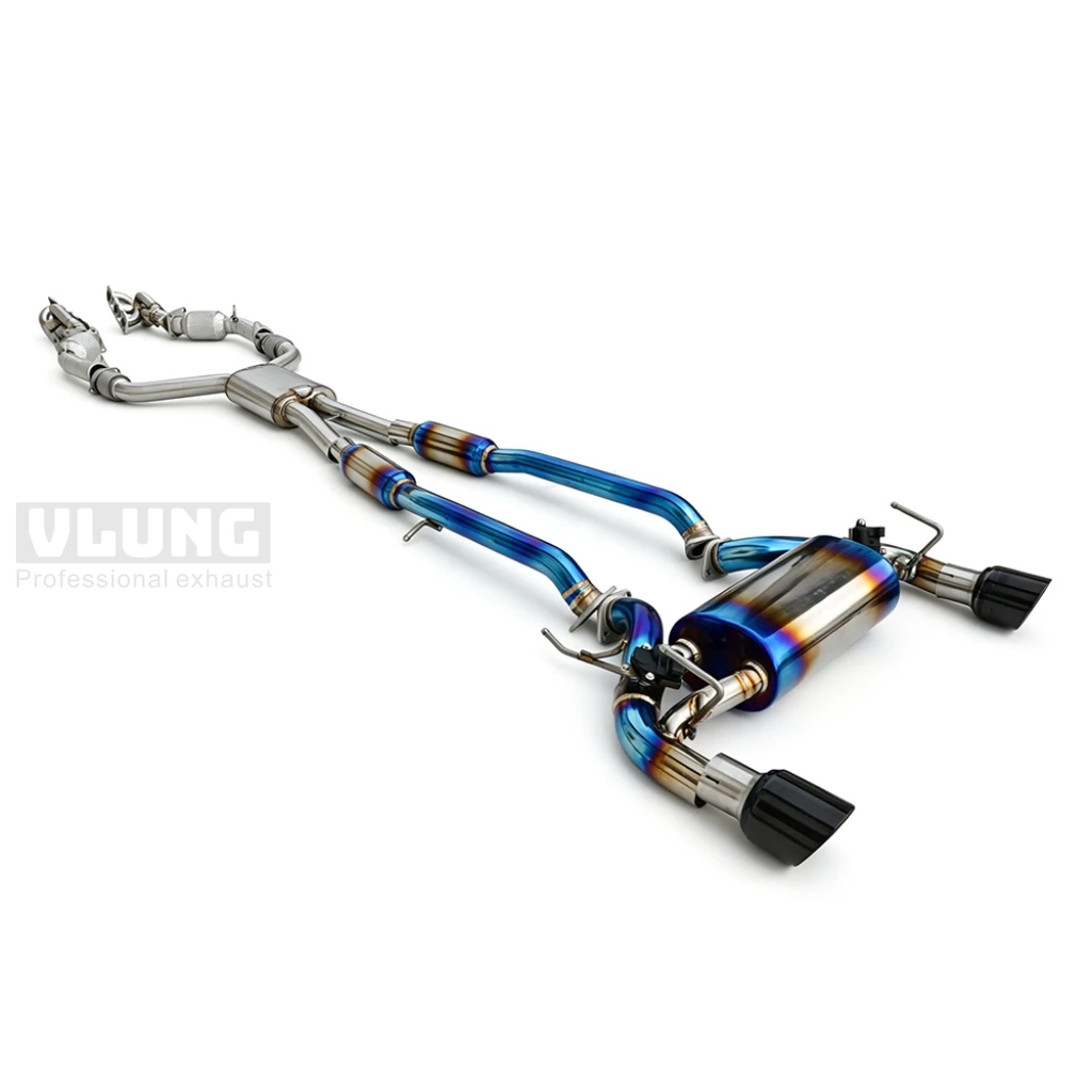 Фото Выхлопная система из титанового сплава для Infiniti QX70 3.5/3.7L V6 2004-2019: легкая, высокопроизводительная №2