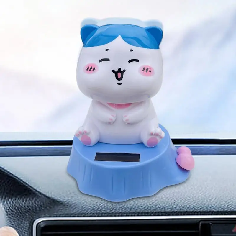 Милые качалки для приборной панели автомобиля фигурки на солнечной энергии