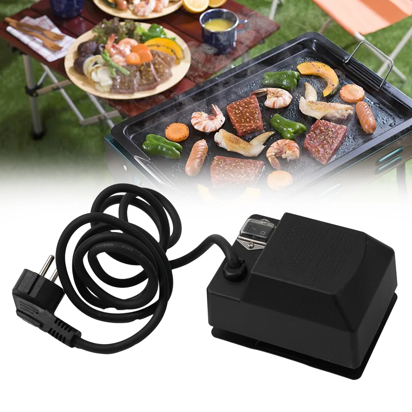 

Electric Barbecue Rotisserie Motor Universal BBQ Grill 2.5-3rpm Output Force 15KG Output Force Electric Barbecue Rotator Motor