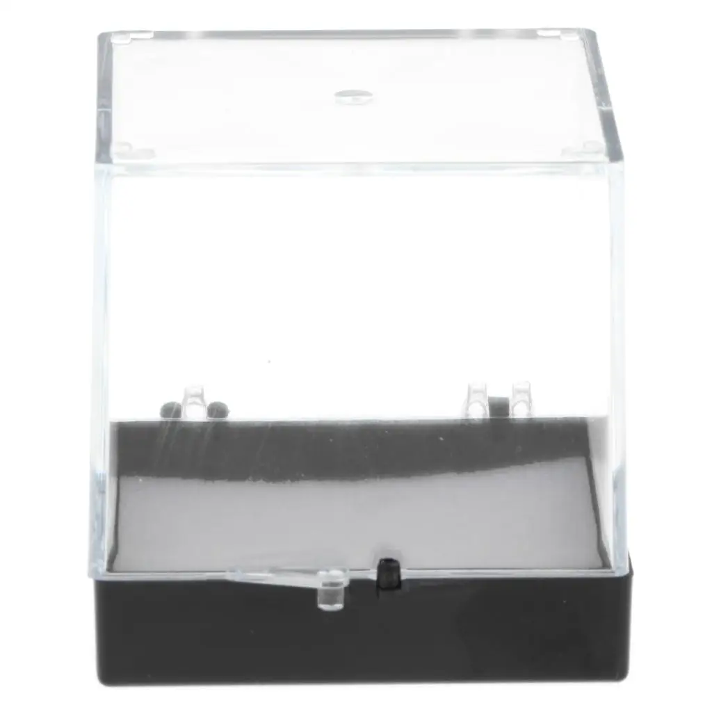 

Rock Mineral Collection Display Case Clear Acrylic Show Box 2.6"x2.6"x2.8"