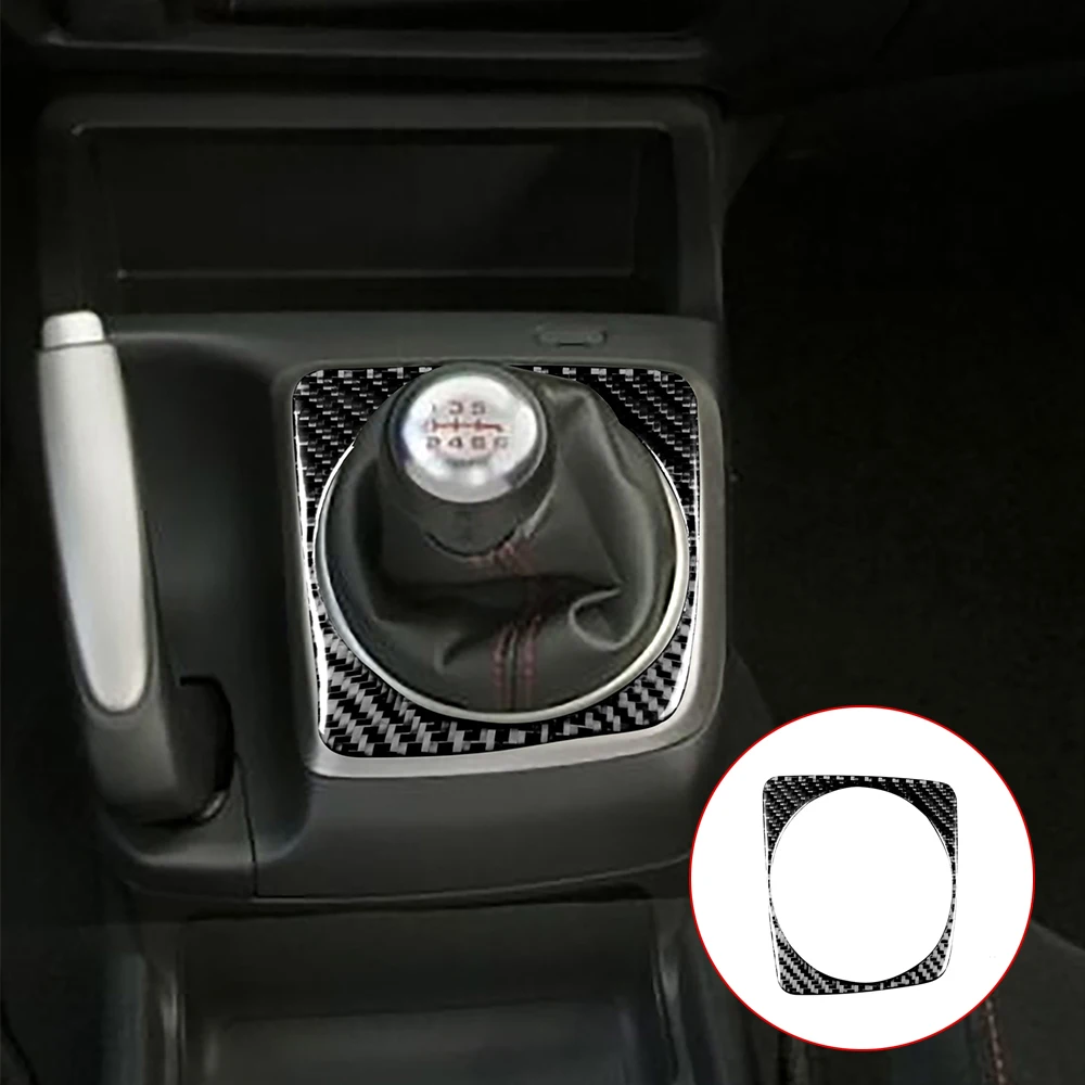 

Панель переключения передач из углеродного волокна, отделка, наклейка для Honda Civic 8, 2006-2011, аксессуары для интерьера