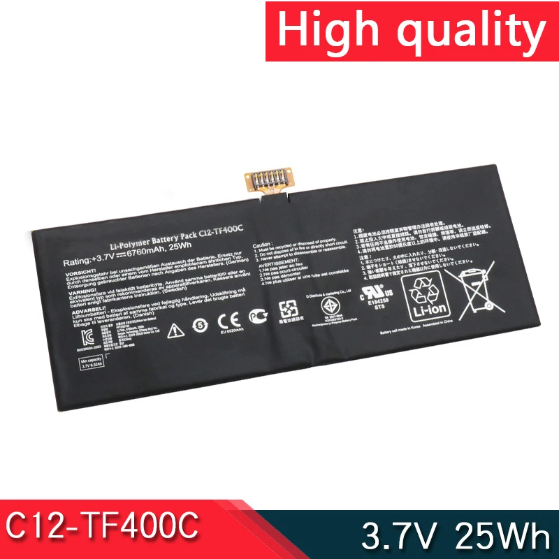НОВЫЙ аккумулятор C12-TF400C 3 7 В 25 Втч для ASUS VivoTab Smart ME400C KOX